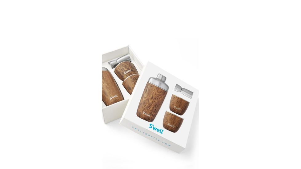 S'well Barware Cocktail Set Teakwood 12000-B18-00820