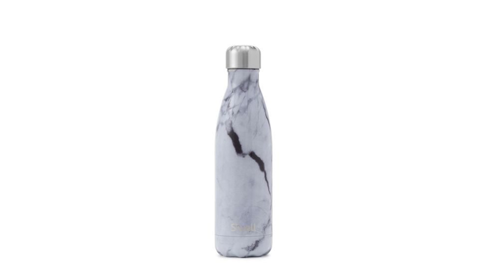 S'well White Marble Bottle, 17oz ELWM-17-B16