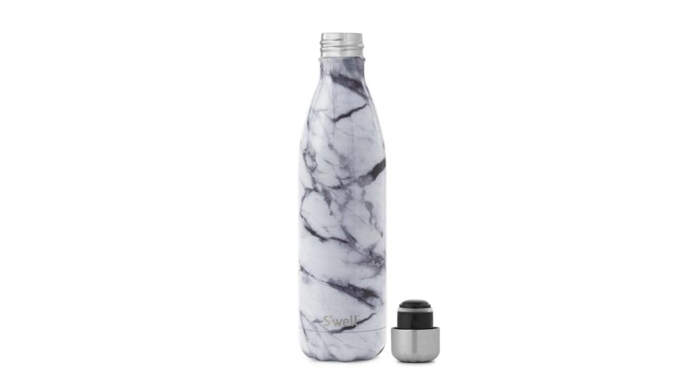 S'well White Marble Bottle, 25oz ELWM-25-B16