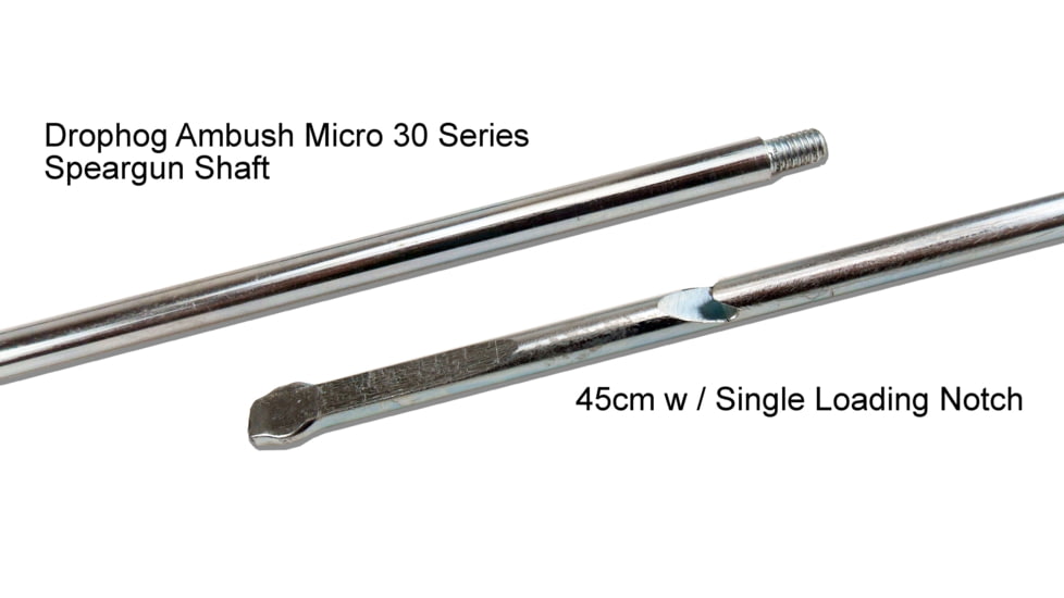 SA Sports Outdoor Gear Drophog Ambush Speargun Shaft Fishing Tool, 45cm, For Ambush 30cm Speargun, Chrome, 761