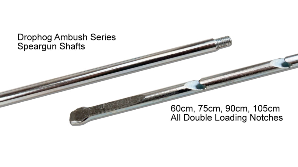 SA Sports Outdoor Gear Drophog Ambush Speargun Shaft Fishing Tool, 60cm, For Ambush 45cm Speargun, Chrome, 762