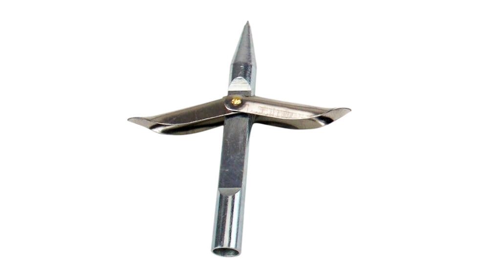 SA Sports Outdoor Gear Drophog Double Barb Female Threaded Tip Fishing Tool, Chrome, 3.5in, 767