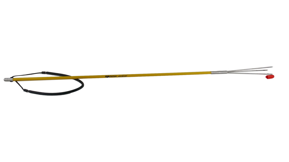 SA Sports Outdoor Gear Drophog Lancer Lionfish / Lobster Bahamas Polespear w/3 Prong Barbed Paralyzer Tip Fishing Tool, 36in, Yellow, 36in, 728