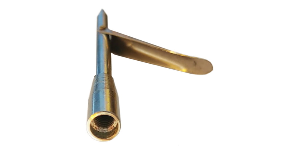 SA Sports Outdoor Gear Drophog Long Single Barb Female Threaded Flopper Tip Fishing Tool, 6mm, Chrome, 4.5in, 772