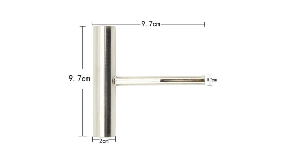 SA Sports Outdoor Gear Drophog T-Bar Wishbone Insertion Tool, Stainless Steel, Chrome, 739