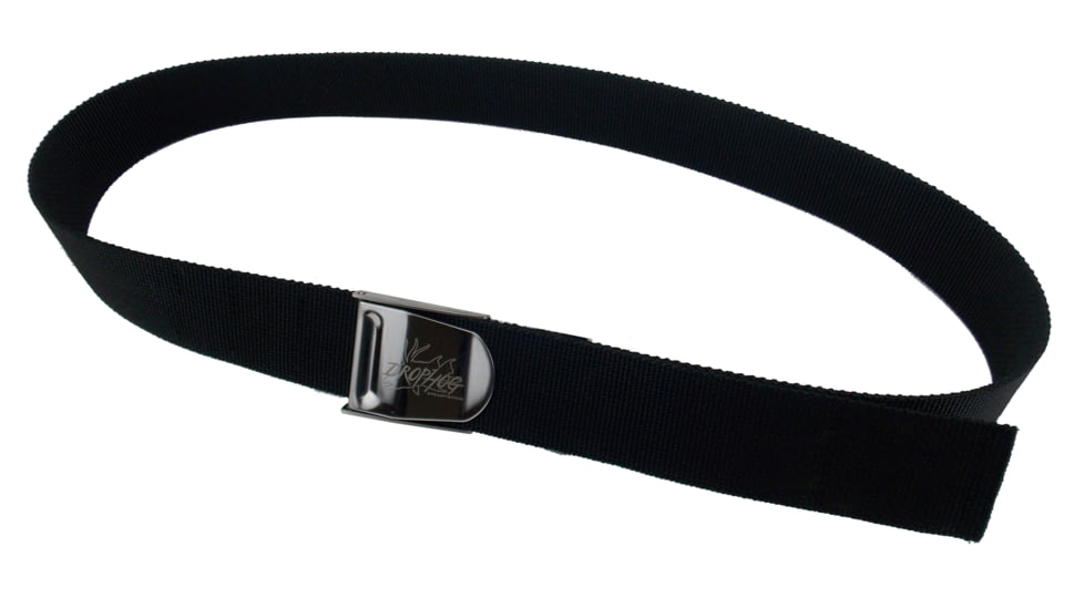 SA Sports Outdoor Gear Drophog Weight Belt, 60in, Ballistic Nylon, Black / Chrome, 60in / Adjustable, 738