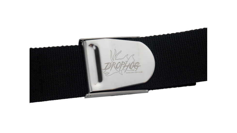 SA Sports Outdoor Gear Drophog Weight Belt, 60in, Ballistic Nylon, Black / Chrome, 60in / Adjustable, 738