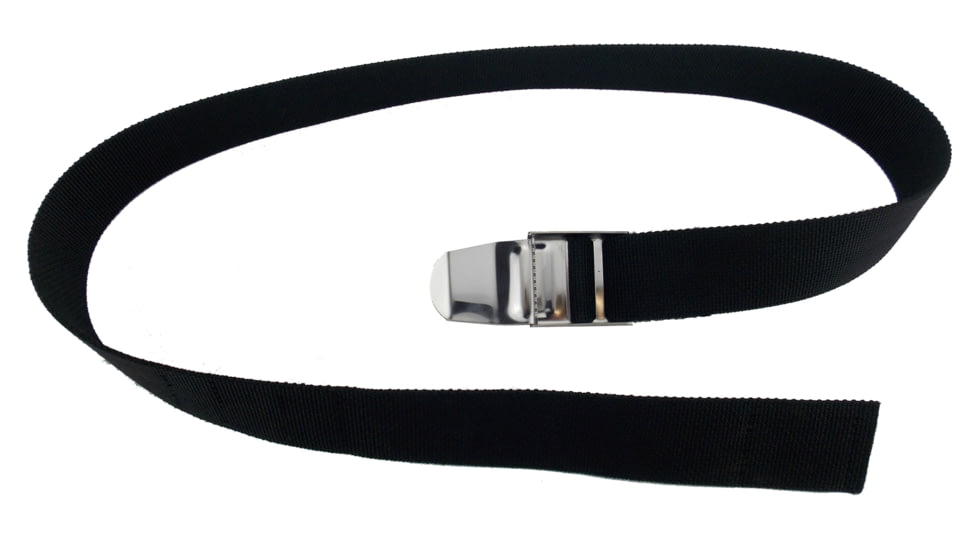 SA Sports Outdoor Gear Drophog Weight Belt, 60in, Ballistic Nylon, Black / Chrome, 60in / Adjustable, 738