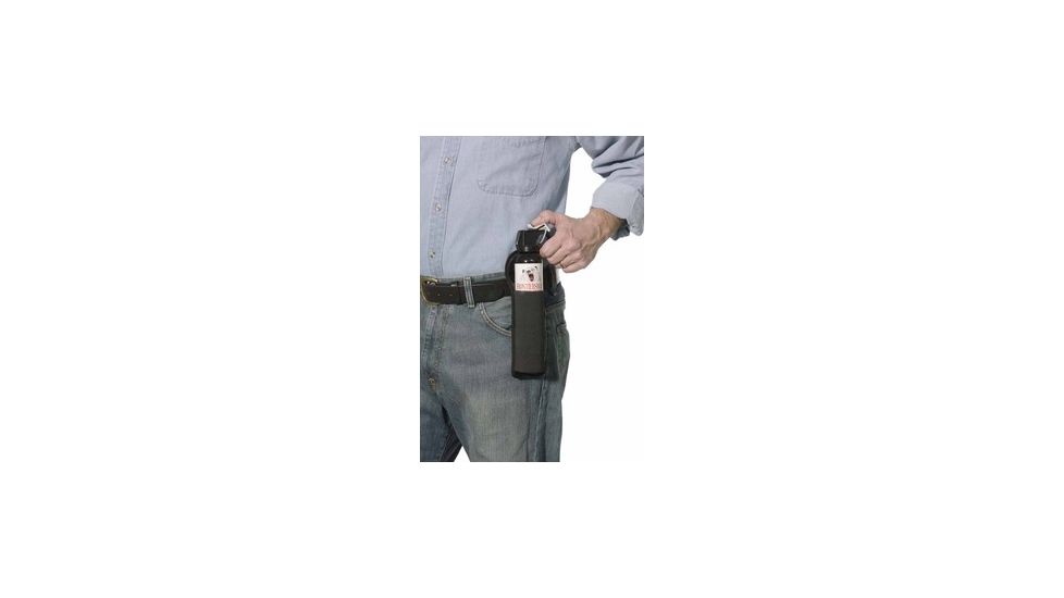 Sabre 9.2 oz bear spray with holster, Black FBAD-07