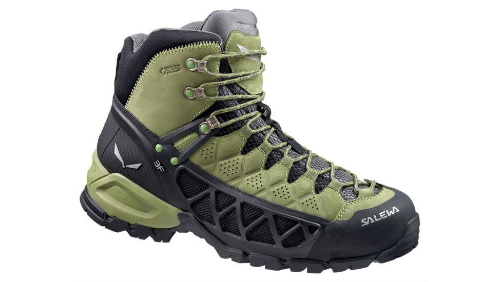 Salewa Alp Flow Mid GTX Hiking Boot - Men's-Basilico/Foliage-Medium-9 US