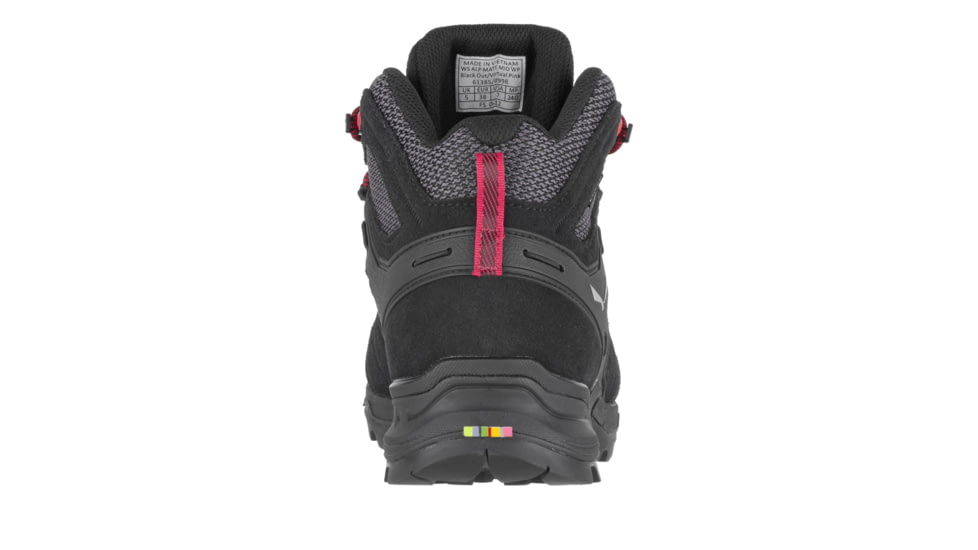 Salewa Alp Mate Mid WP Hiking Boots - Womens, Black Out/Virtual Pink, 9.5, 00-0000061385-998-9.5