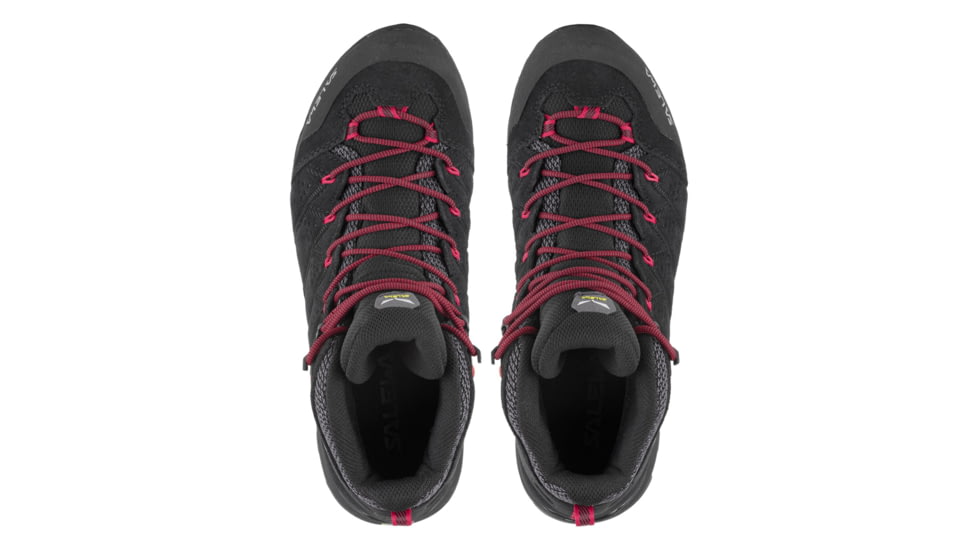 Salewa Alp Mate Mid WP Hiking Boots - Womens, Black Out/Virtual Pink, 9.5, 00-0000061385-998-9.5