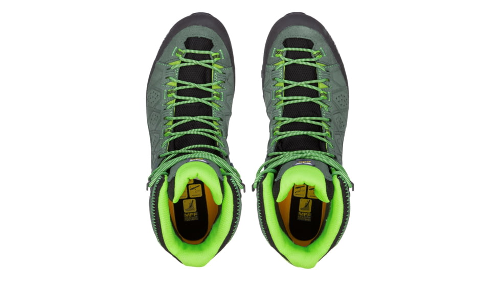 Salewa Alp Trainer 2 Mid GTX Hiking Boots - Mens, Raw Green/Pale Frog, 8, 00-0000061382-5322-8