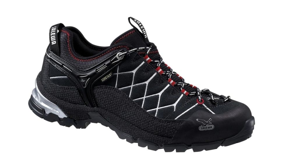 Salewa Alp Trainer GTX Shoes - Men's-8 US-Carbon/Silver
