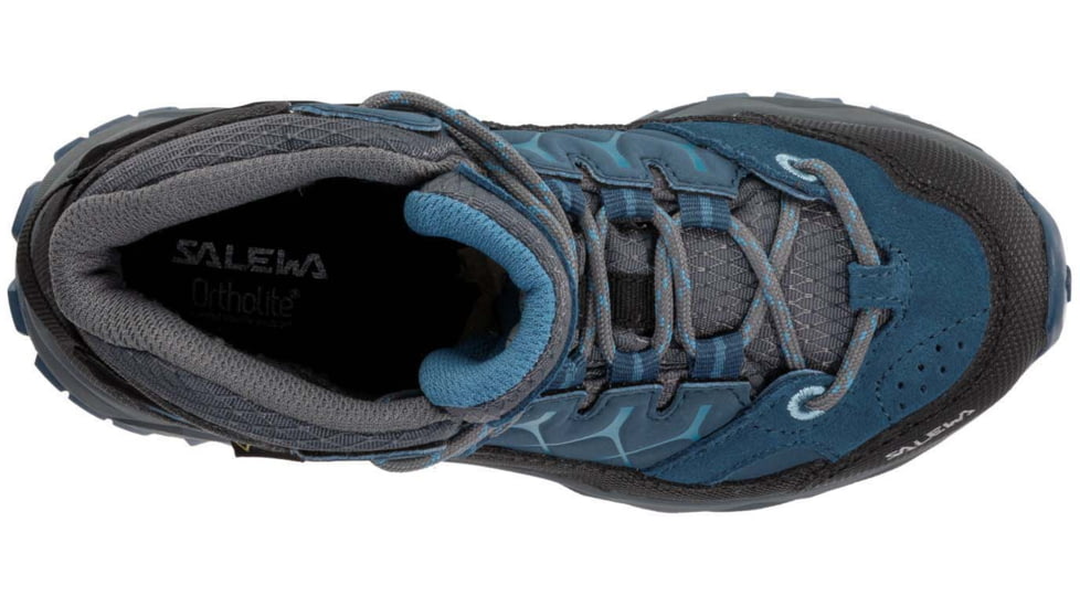 Salewa Alp Trainer Mid GTX Hiking Boots - Kids, Dark Denim/Charcoal, 12, 00-0000064010-365-12
