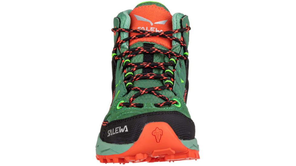 Salewa Alp Trainer Mid GTX Hiking Boots - Kids, Myrtle/Tender Shot, 2, 00-0000064010-5960-2