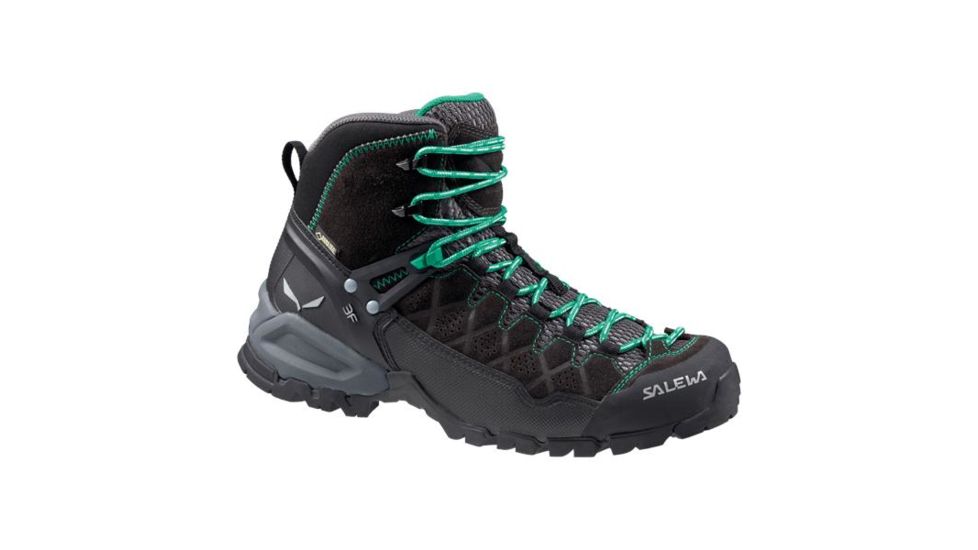 Salewa Alp Trainer Mid GTX Women's Hiking Shoes, Black Out/Agata, 00-0000063433-969
