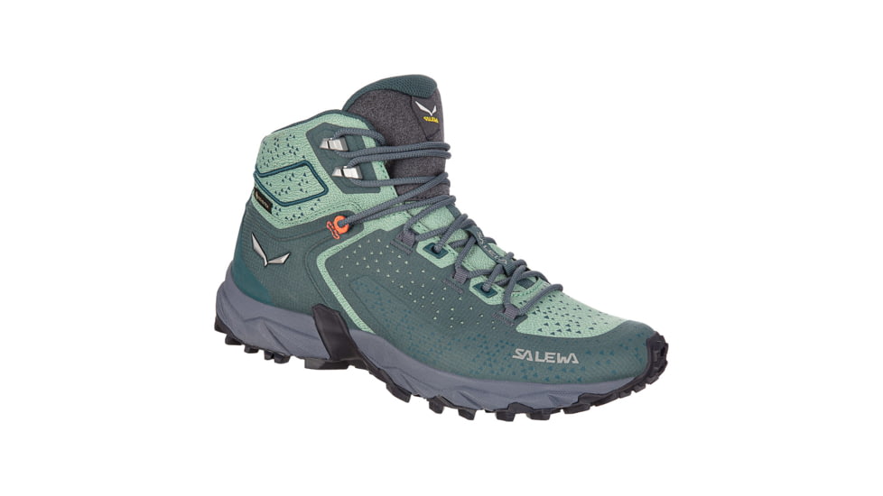 Salewa Alpenrose 2 Mid GTX Hiking Boots - Womens, Atlantic Deep/Feld Green, 6, 00-0000061374-8540-6