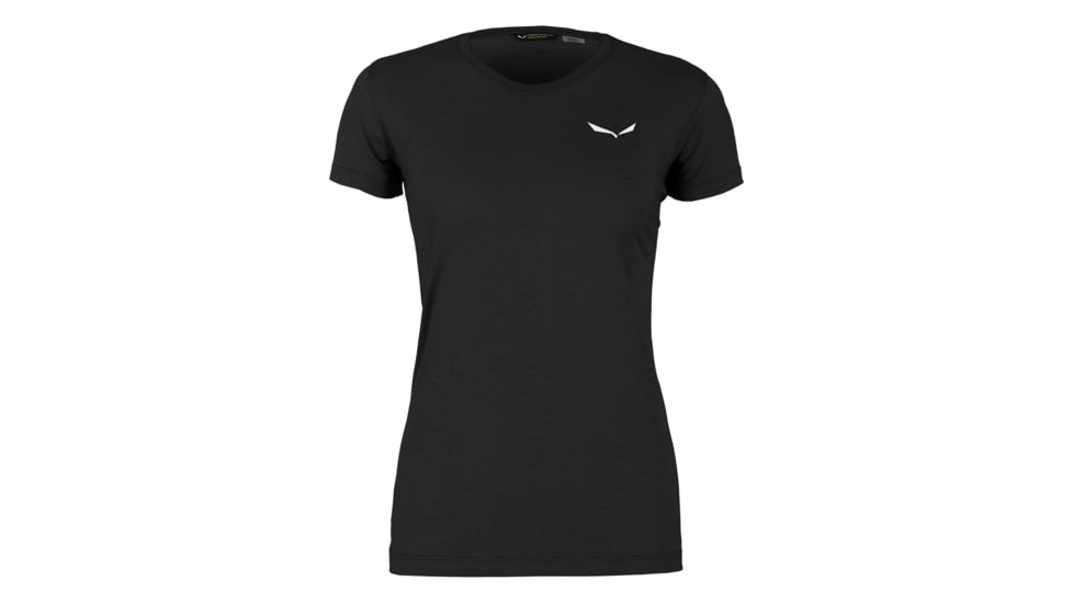 Salewa Alpine Hemp Logo S/S Tee - Women's, Black Out, XS, 00-0000028133-0910-XS