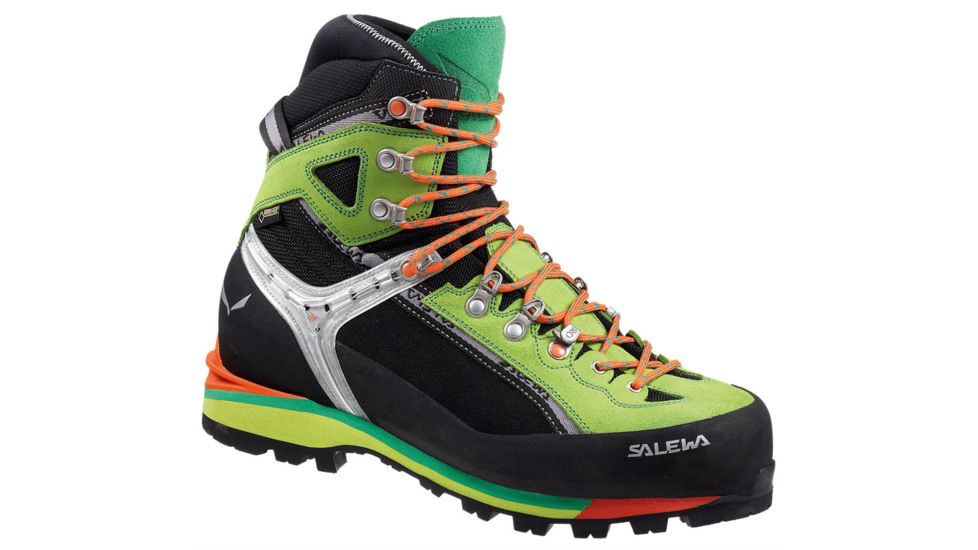 Salewa Condor EVO GTX Mountaineering Boot - Men's-Black/Cactus-12 US