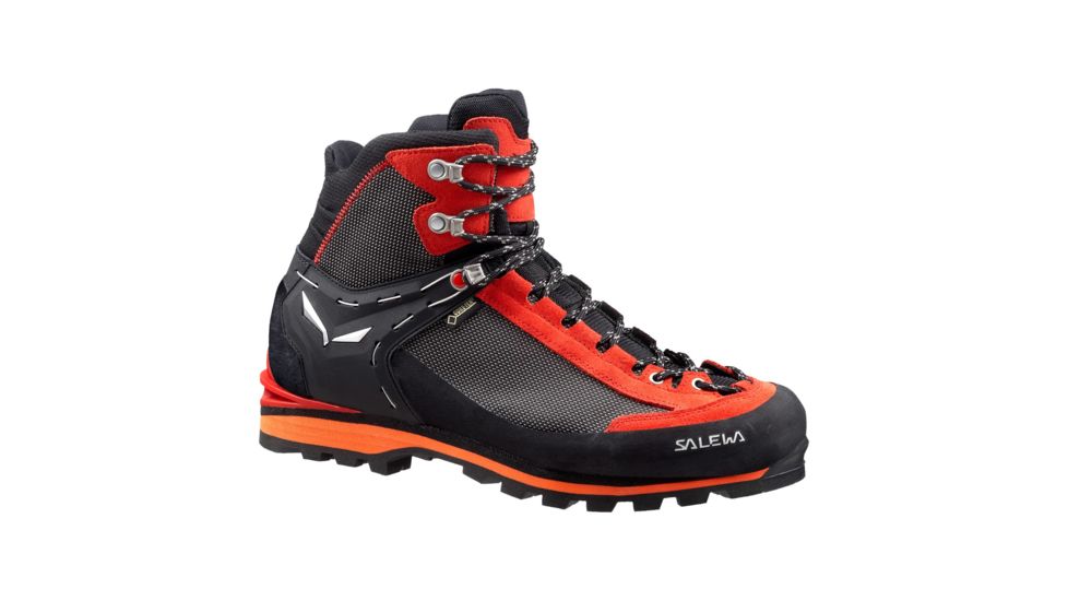 Salewa Crow GTX Men's Mountaineering Boots, Black/Papavero, 00-0000061328-935