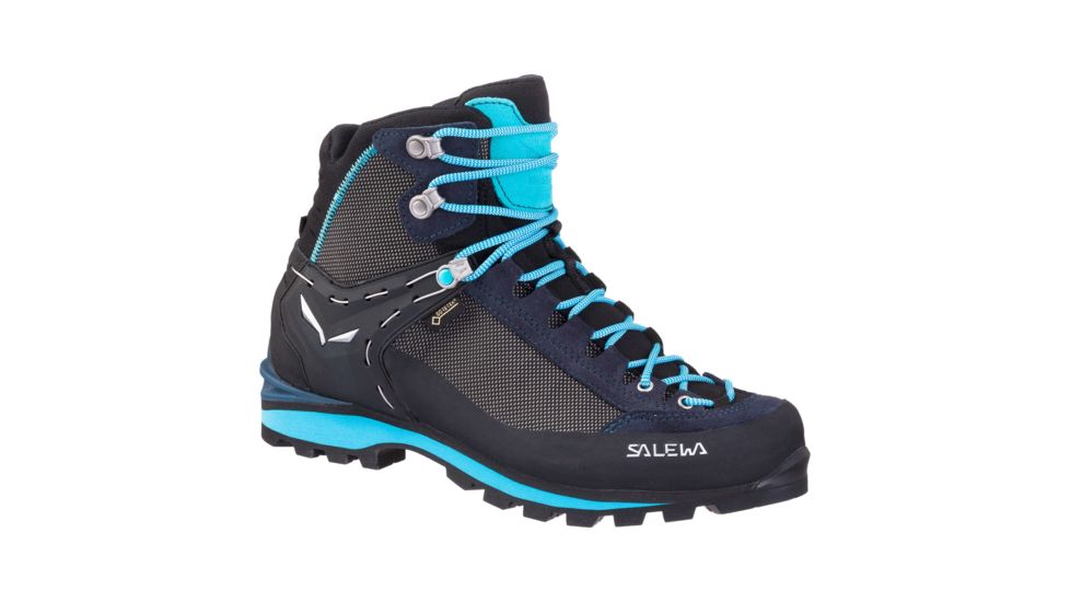 Salewa Crow GTX Mountaineering Boots - Women's, Black/Hot Coral, 7, 00-0000061329-938-7-DEMO