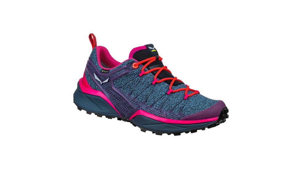 Salewa Dropline GTX Hiking Shoes - Womens, Ombre Blue/Virtual Pink, 7 US, 00-0000061367-3853-7