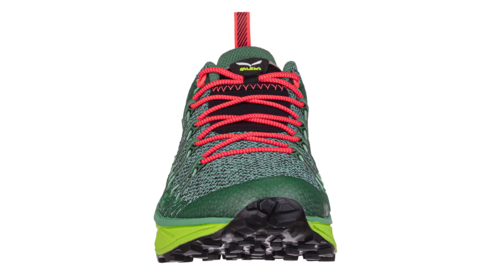 Salewa Dropline Hiking Shoes - Womens, Feld Green/Fluo Coral, 7, 00-0000061369-5585-7
