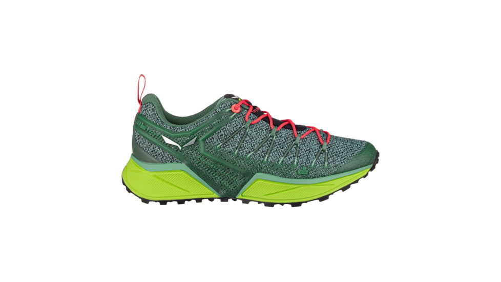 Salewa Dropline Hiking Shoes - Womens, Feld Green/Fluo Coral, 7, 00-0000061369-5585-7