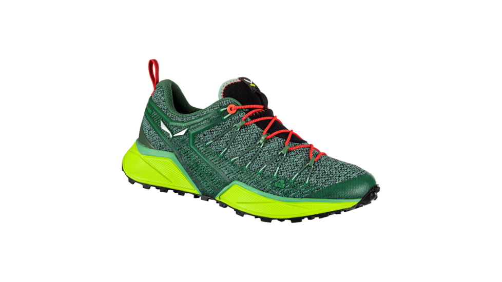 Salewa Dropline Hiking Shoes - Womens, Feld Green/Fluo Coral, 7, 00-0000061369-5585-7