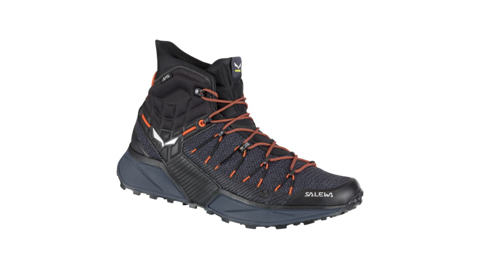 Salewa Dropline Mid Hiking Shoes - Mens, Black/Ombre Blue, 10, 00-0000061386-976-10