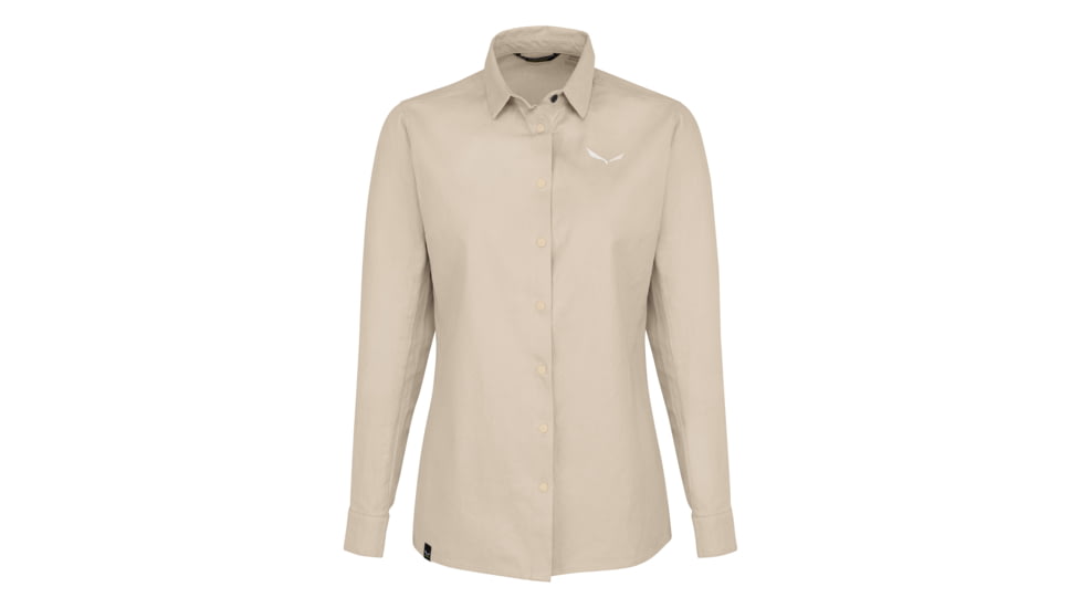 Salewa Fanes Hemp L/S Shirt - Women's, Oatmeal, S, 00-0000028299-7260-S