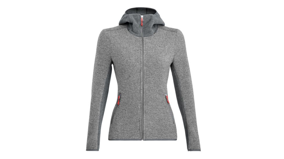 Salewa Fanes Hybrid Wool Jacket - Womens, Silver Melange, Medium, 00-0000027622-308-M