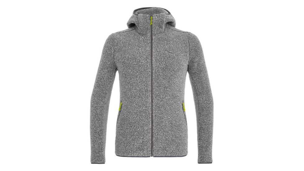 Salewa Fanes Shearling Wool Jacket - Mens, Grey Melange, Medium, 00-0000027615-408-M