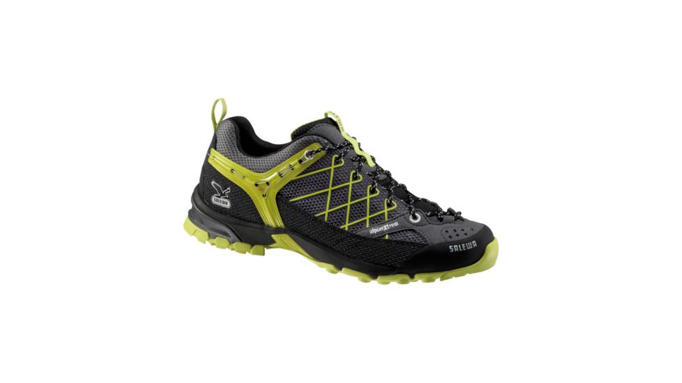 Salewa Fire Vent Shoe - Men's -8.5 US-Smoke/Limeade