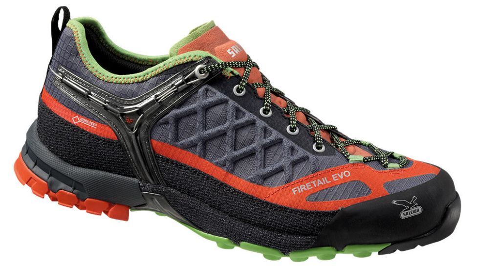 Salewa Firetail EVO GTX Hiking Shoe - Mens-Smoke/Grenatine-Medium-10.5 US