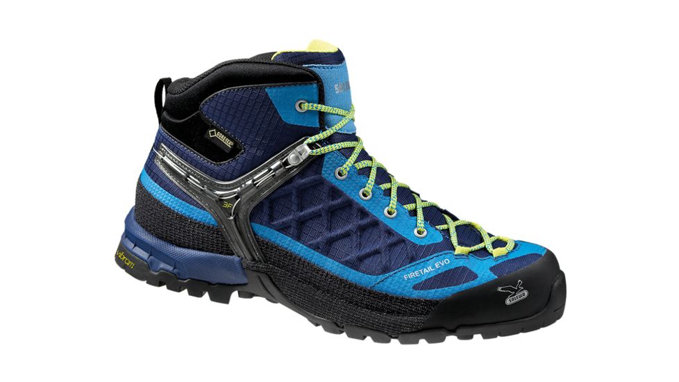 Salewa Firetail EVO Mid GTX Hiking Boot - Men's-Deep Blue/Davos-Medium-13 US