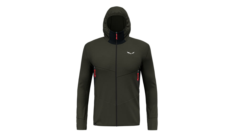 Salewa Lavaredo Hemp Hooded Jacket - Mens, Dark Olive, XL, 00-0000028237-5281-XL