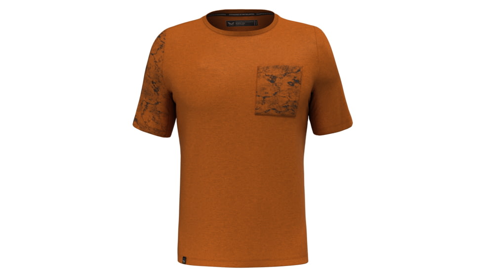 Salewa Lavaredo Hemp Pocket T-Shirt - Men, Extra Small, Autumnal, 00-0000028635-4170-XS