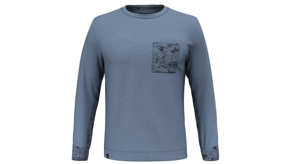Salewa Lavaredo Hemp Pullover - Men, Extra Large, Java Blue, 00-0000028547-8100-XL