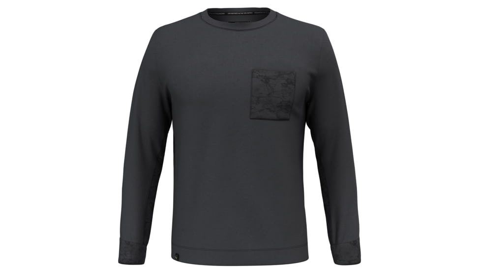 Salewa Lavaredo Hemp Pullover - Men, Medium, Onyx, 00-0000028547-0910-M