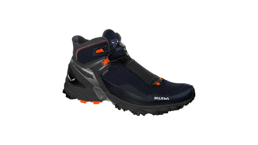 Salewa Mens Ultra Flex Mid GTX Hiking Shoe, Black/Holland, 7 US 00-0000064416-926-7