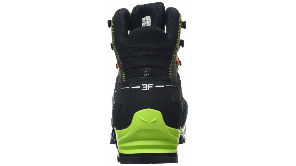 Salewa Mountain Trainer Mid GTX Backpacking Boots - Men's, Black/Sulphur Spring, 9, 00-0000063458-974-10