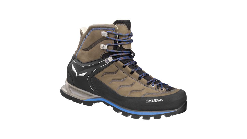 Salewa Mountain Trainer Mid L Hiking Boots - Men's, Walnut/Royal Blue, 9, 00-0000063440-2714-9-DEMO