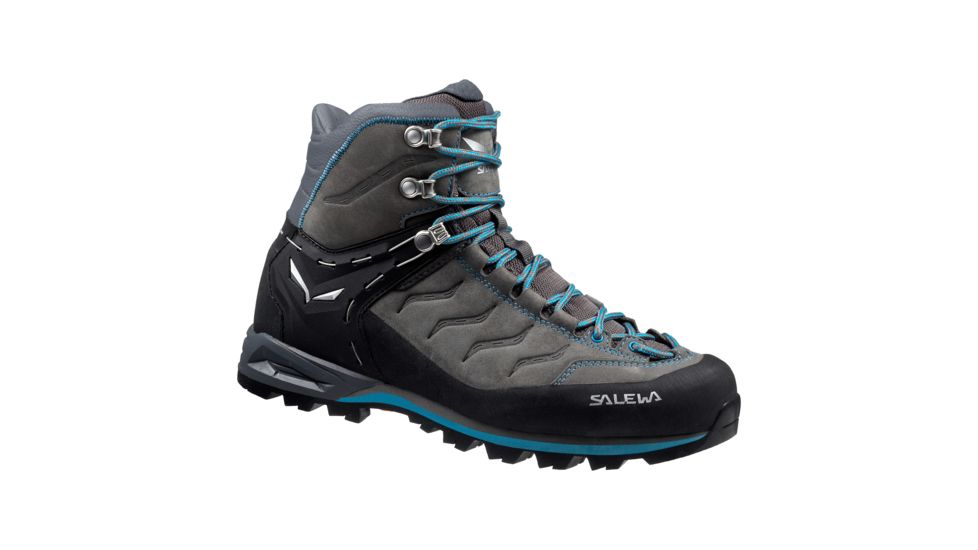Salewa Mountain Trainer Mid L Hiking Boots - Women's, Pewter/Ocean, 7, 00-0000063441-4053-7-DEMO