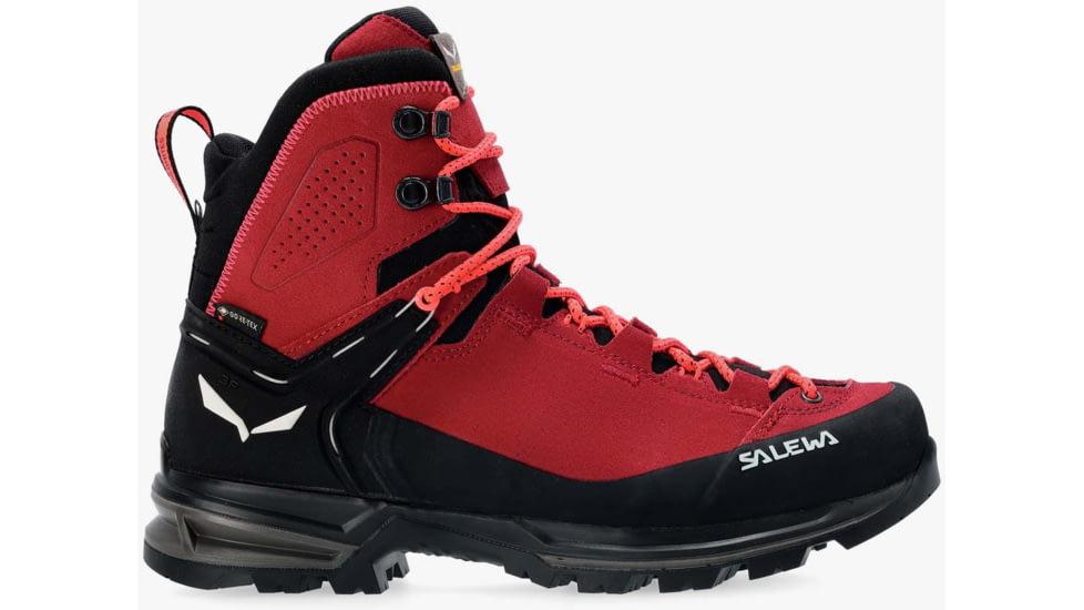 Salewa MTN Trainer 2 Mid GTX Hiking Boots - Womens, Red Dahlia/Black, 6, 00-0000061398-6840-6