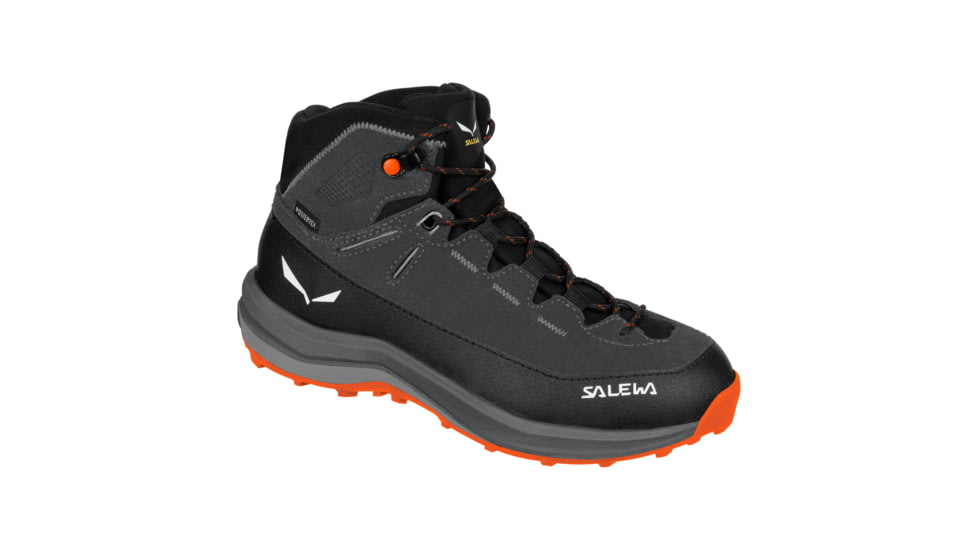 Salewa MTN Trainer 2 Mid PTX - Kids, Onyx/Alloy, 1, 00-0000064011-0878-1