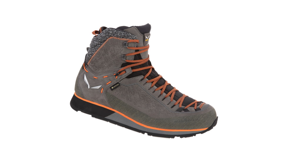 Salewa MTN Trainer 2 Winter GTX Hiking Shoes - Men's, Grey/Fluo Orange, 14, 00-0000061372-3845-14