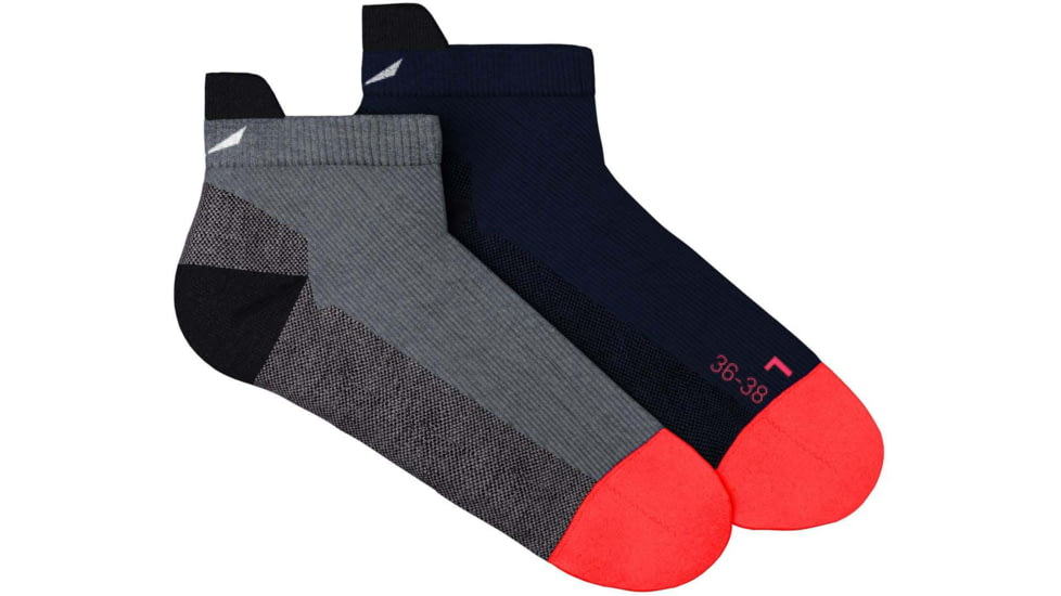Salewa MTN Trainer Alpine Merino Low Sock - Women's, Medium Grey Melange, L, 00-0000069030-621-L, Medium Grey Melange, 42-44, 00-0000069030-0621-L