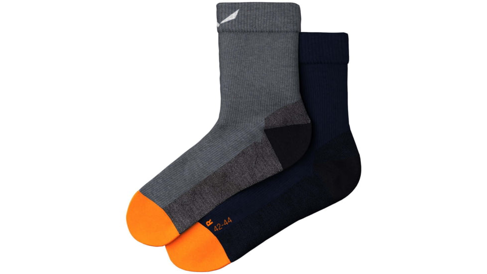 Salewa MTN Trainer Alpine Merino Qrt Sock - Mens, Navy Blazer, S, 00-0000069034-3961-S